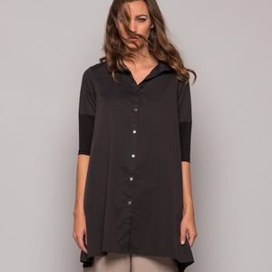 Stella Carakasi Black Tunic Shirt Dress